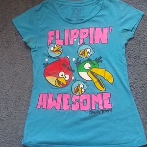 Women's angry birds shirt